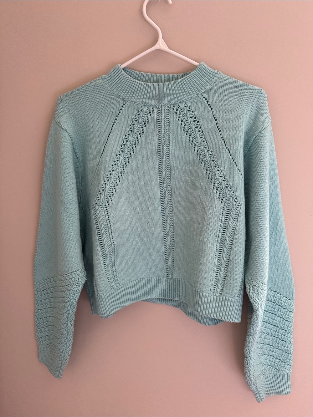 CLUB MONACO AQUA SWEATER
